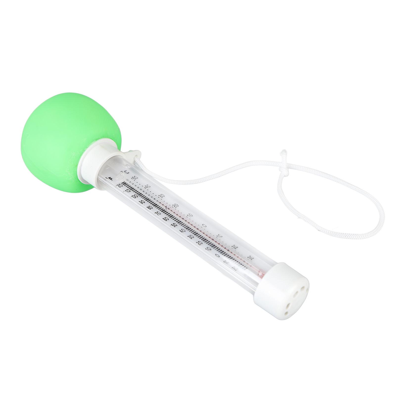 Swimming Pool Floating Thermometer Decorative Accurate Floating Water Temperature Meter Gauge Apple Shape