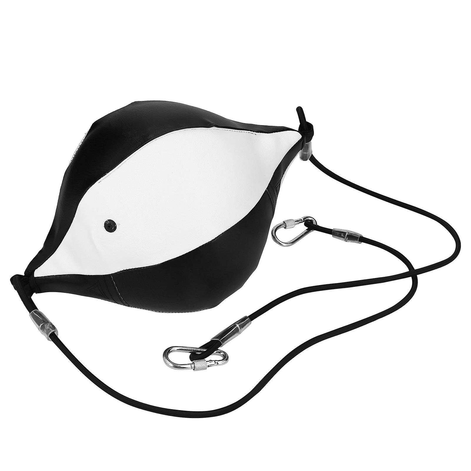 Boxing Ball Bag Hanging Punching Training Tools Gym Exercise Bag Double End Fitness AccessoryBlack and White