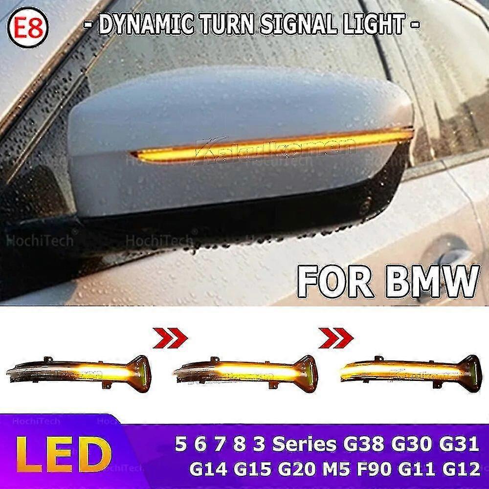 Led Dynamic Turn Signal Light Side Mirror Indicator Blinker For