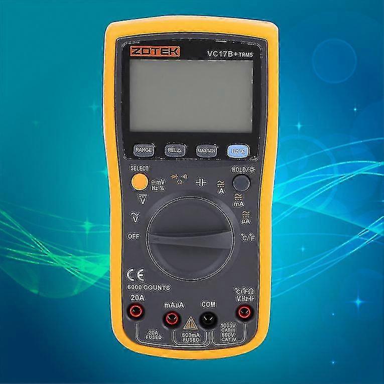 Vc17b+ Automatic/manual Digital Large Lcd Screen Display Ac Dc Multimeter
