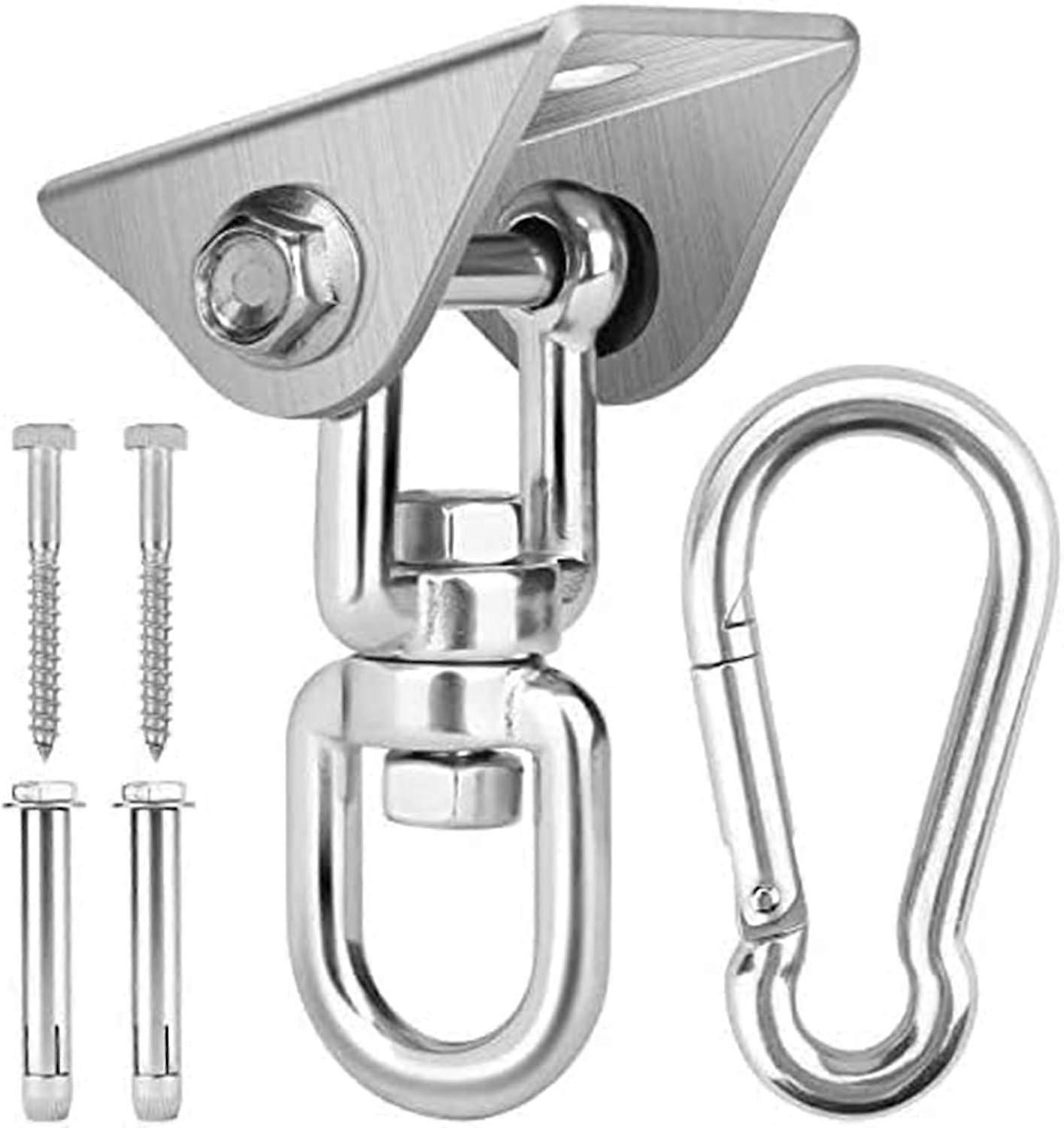 Hammock Hanging Kit  Capacity Heavy Duty 360 Rotating