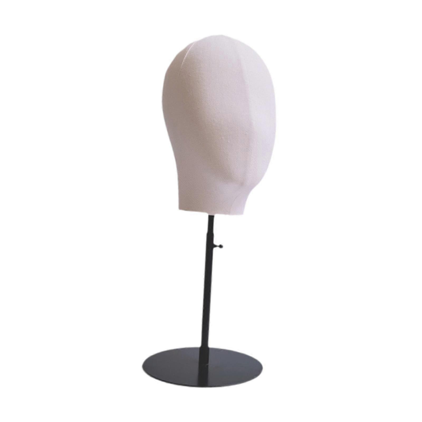 Hat Display Holder Adjustable Height Wigs Head Stand for Salons