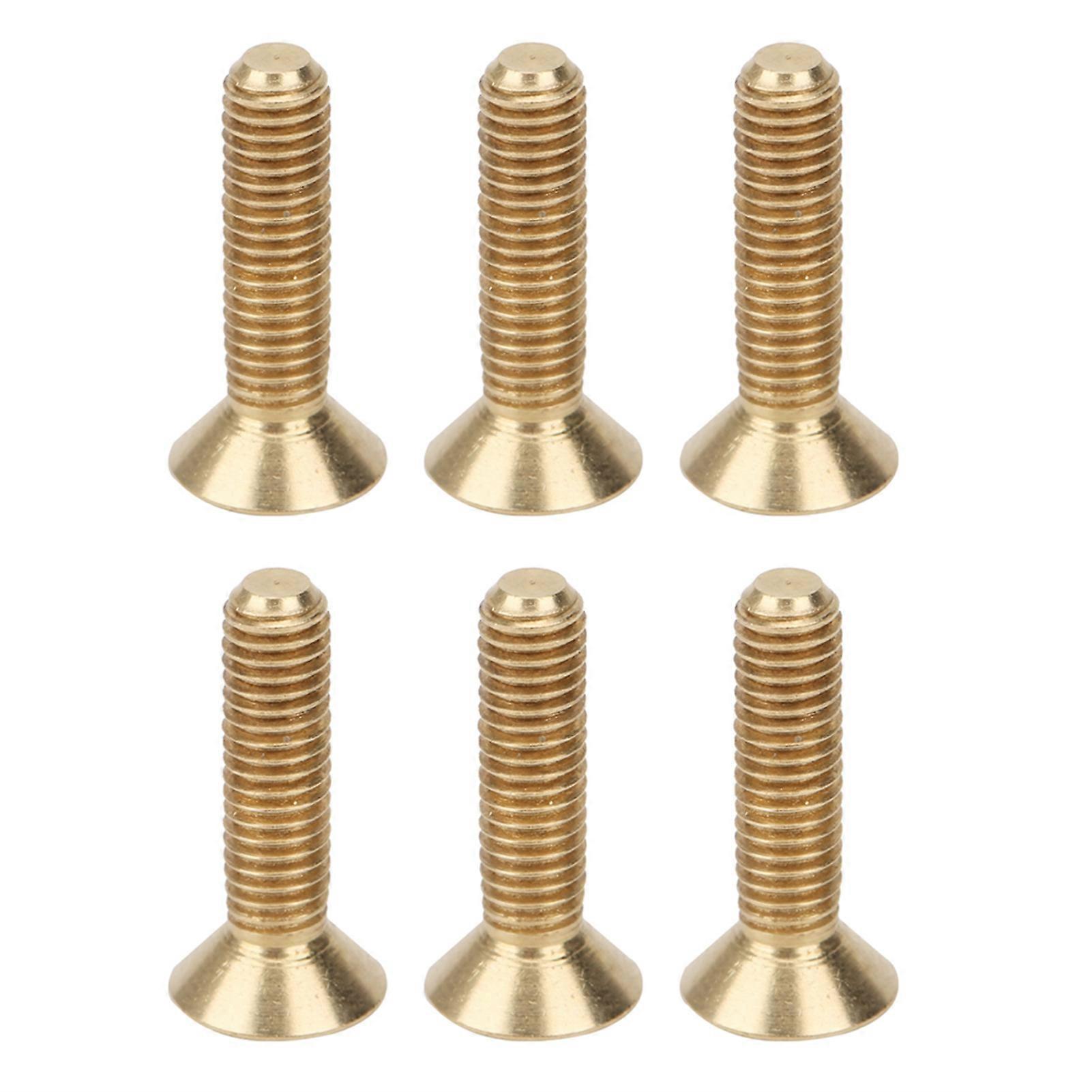 M5 Countersunk Hex Socket Screws 50Pcs Flat Head Pure Copper Hardware Accessories