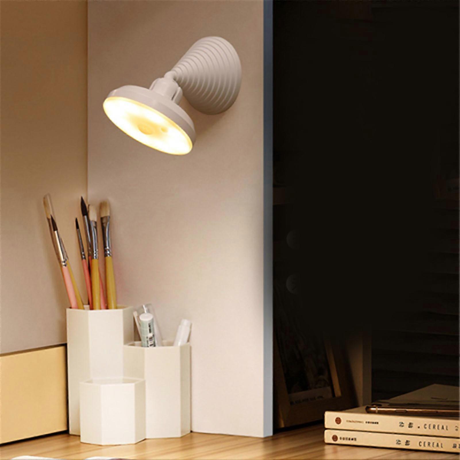 Motion Sensor Light Night Lamp LED USB Charging Adjustable Angle for Bedroom Stair