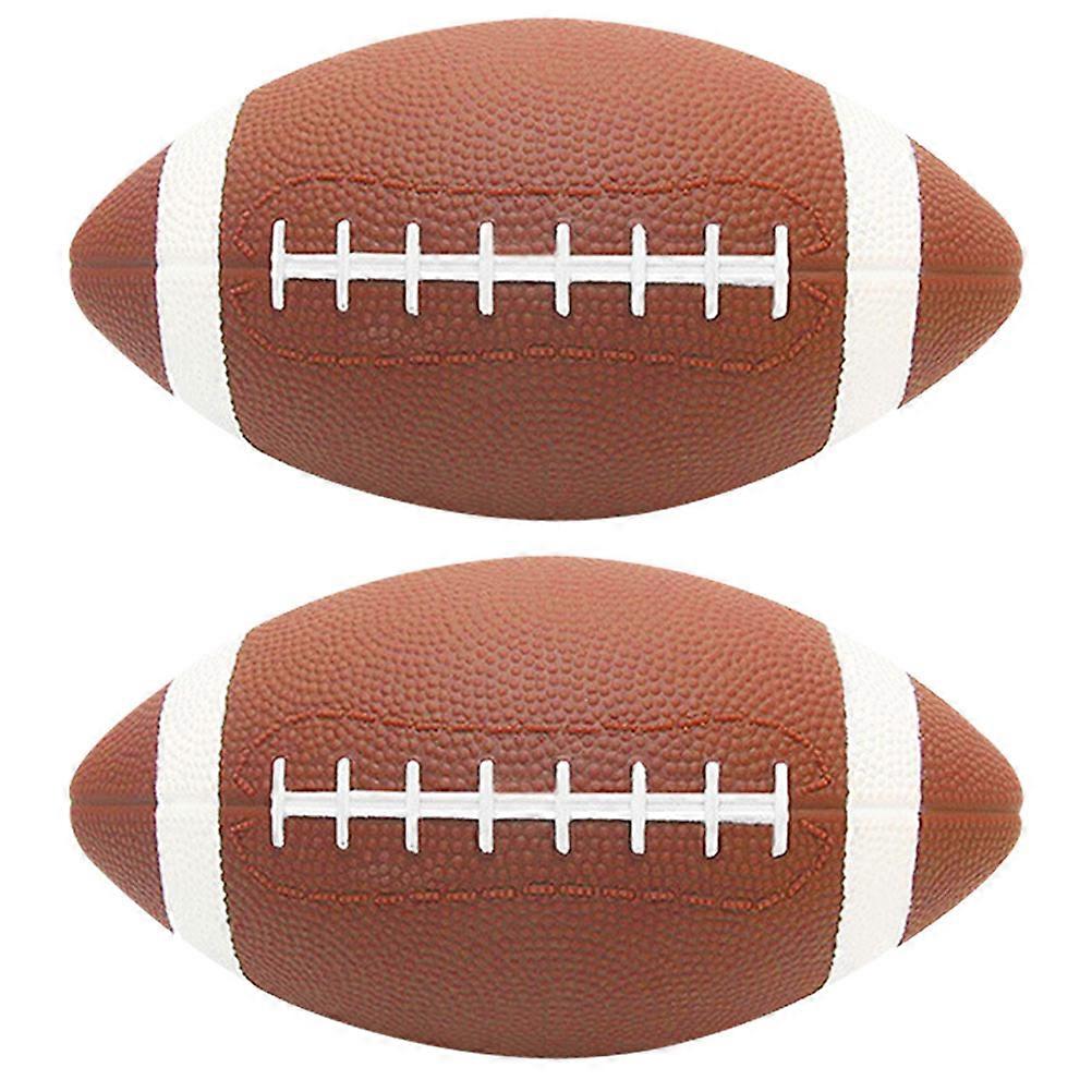 2 Pcs Enfants Ballon De Rugby Formation Rugby Enfants Ballon D’entraînement Réutilisable Rugby Entraînement Ballon De Rugby
