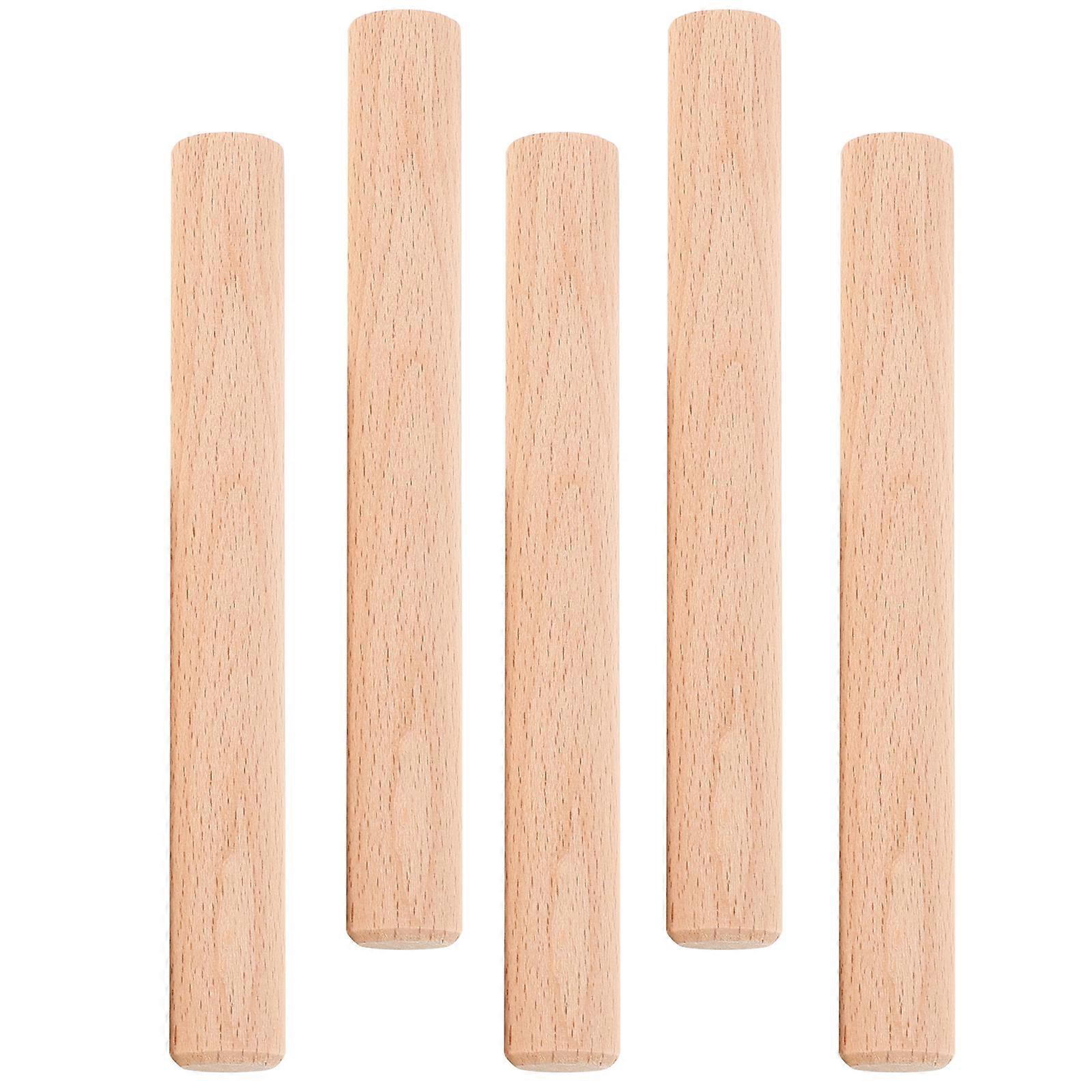 5pcs Wood Sticks Wooden Pegboard Hooks Wood Pegs Wood Pegs For Hanging Shaker Pegs