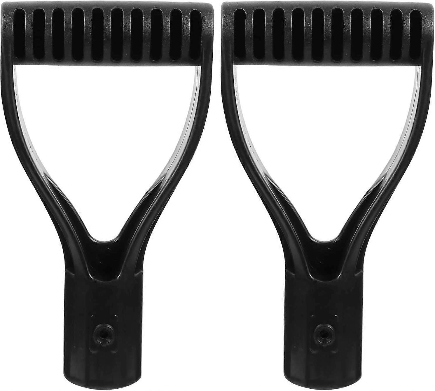nirvana pack 3cm plast spade håndtak d-håndtak for snøskuffe rake spade snørydding hage tilbehør svart