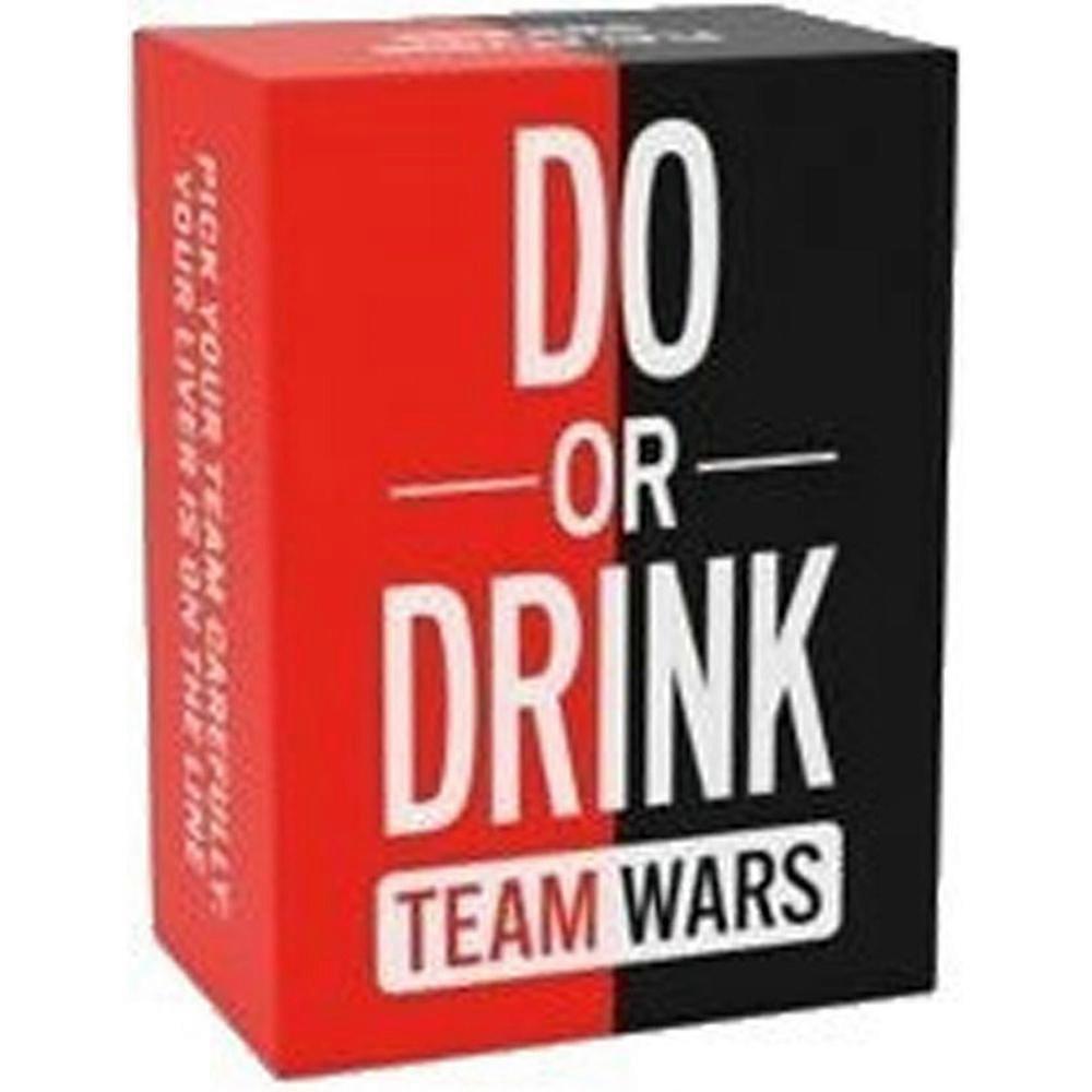 Do or Drink Team Wars (Wasted) Interactive Party Game for Tabletop Gaming