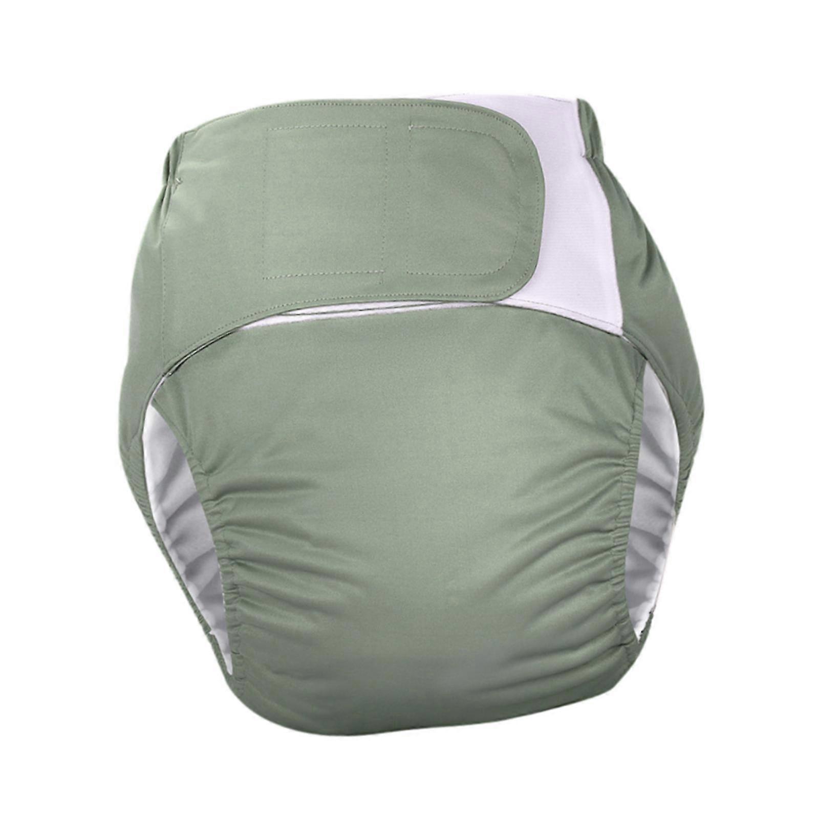 Voksen Stof ble Elastisk Undewears til ældre kvinde og mand Ældre mennesker Grøn