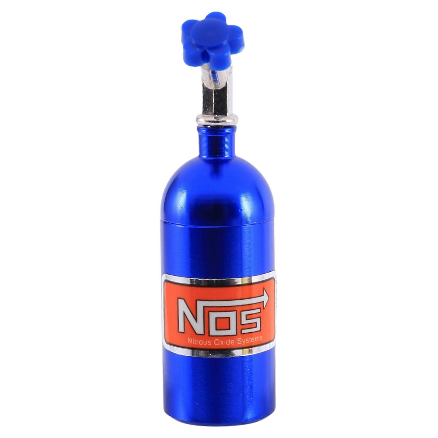 Metal Simulated NOS Nitrogen for 1/10 RC Crawler Car TRX4 D90 D110 Axial Scx10 90046,Blue
