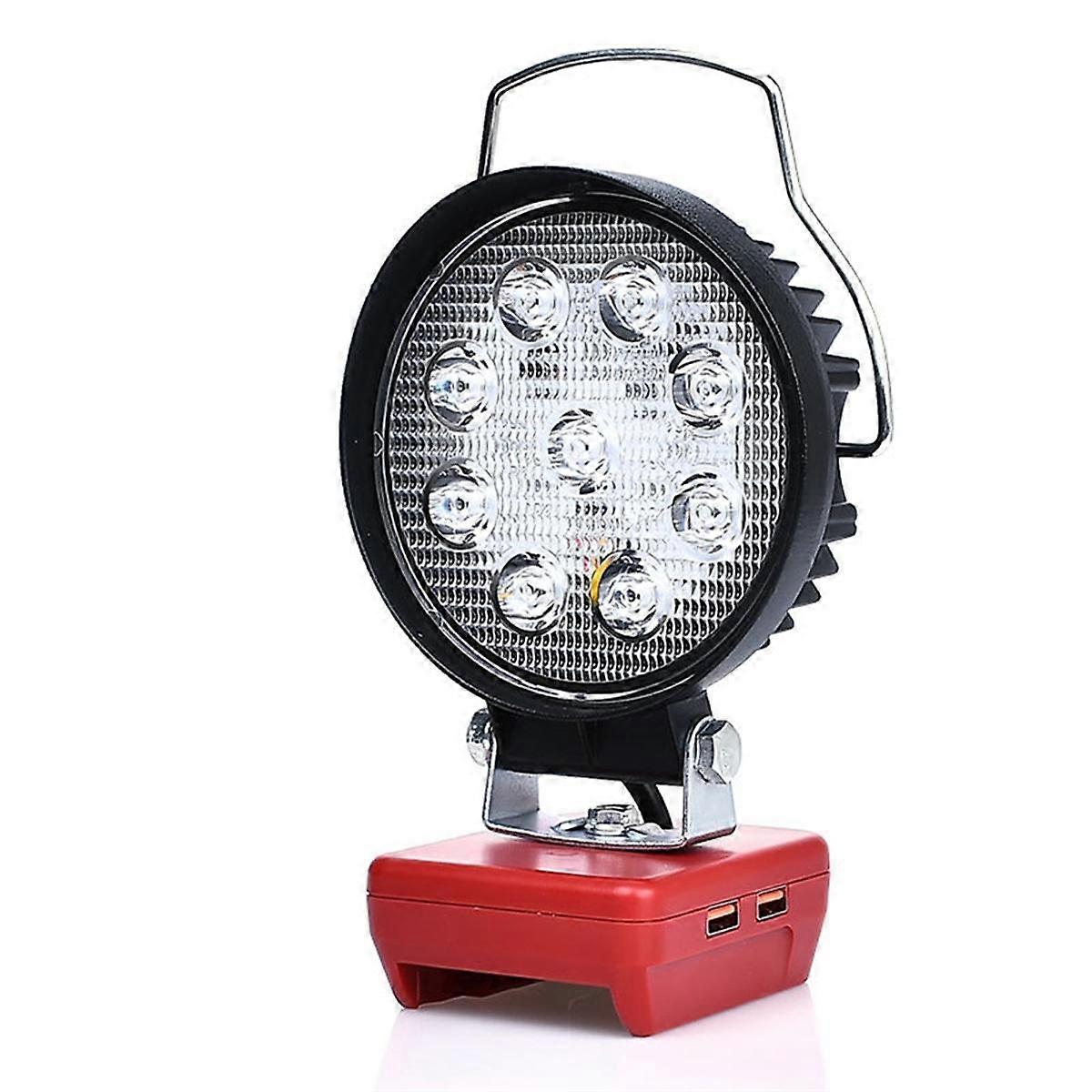 For 18V/20V Li-Ion Battery LED Work Light 4Inch Flashlight Portable Emergency Flood Lamp Camping Lamp