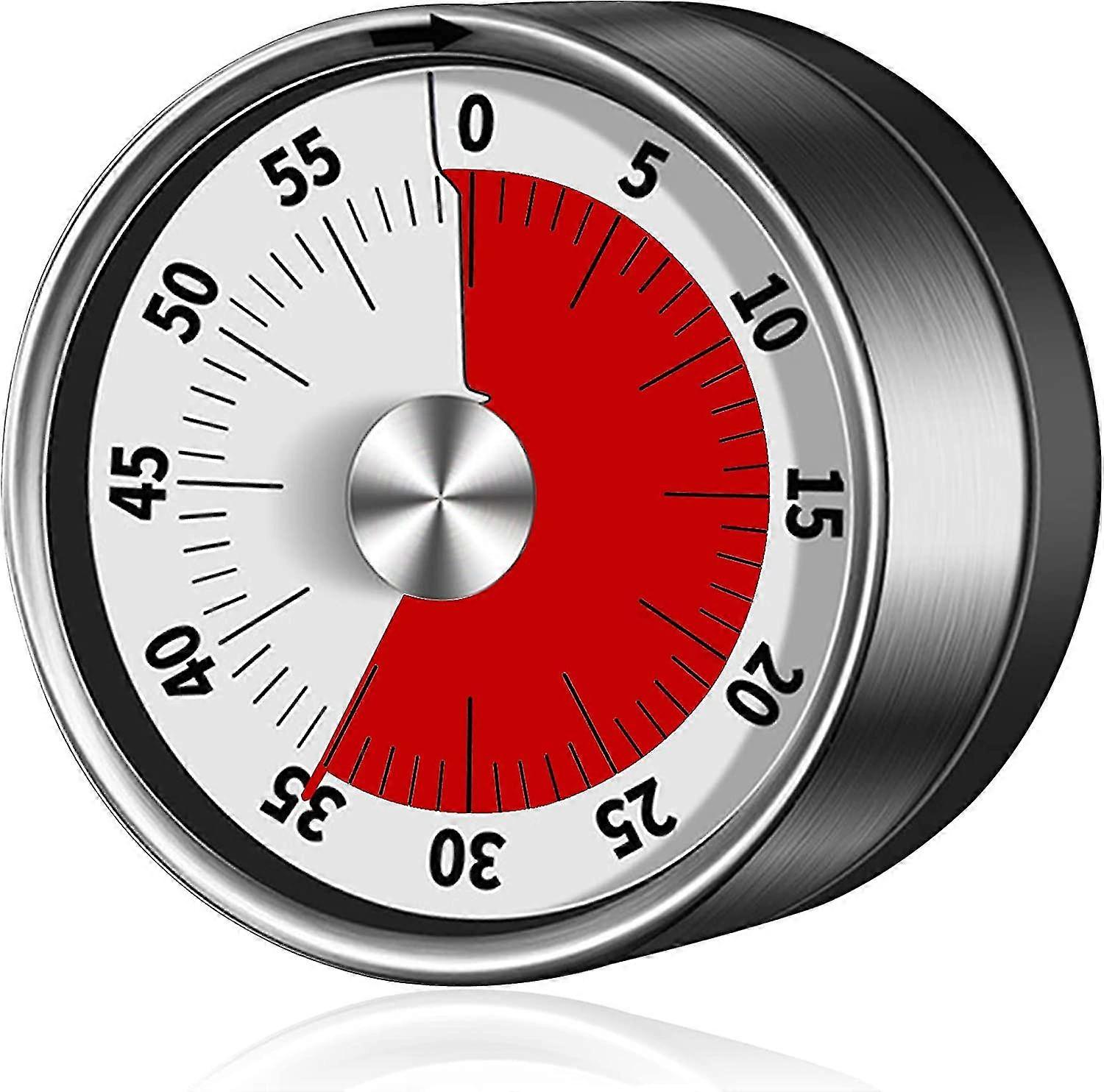 60-minute magnetic stopwatch for cooking, baking, gym workout, studying - visual countdown clock