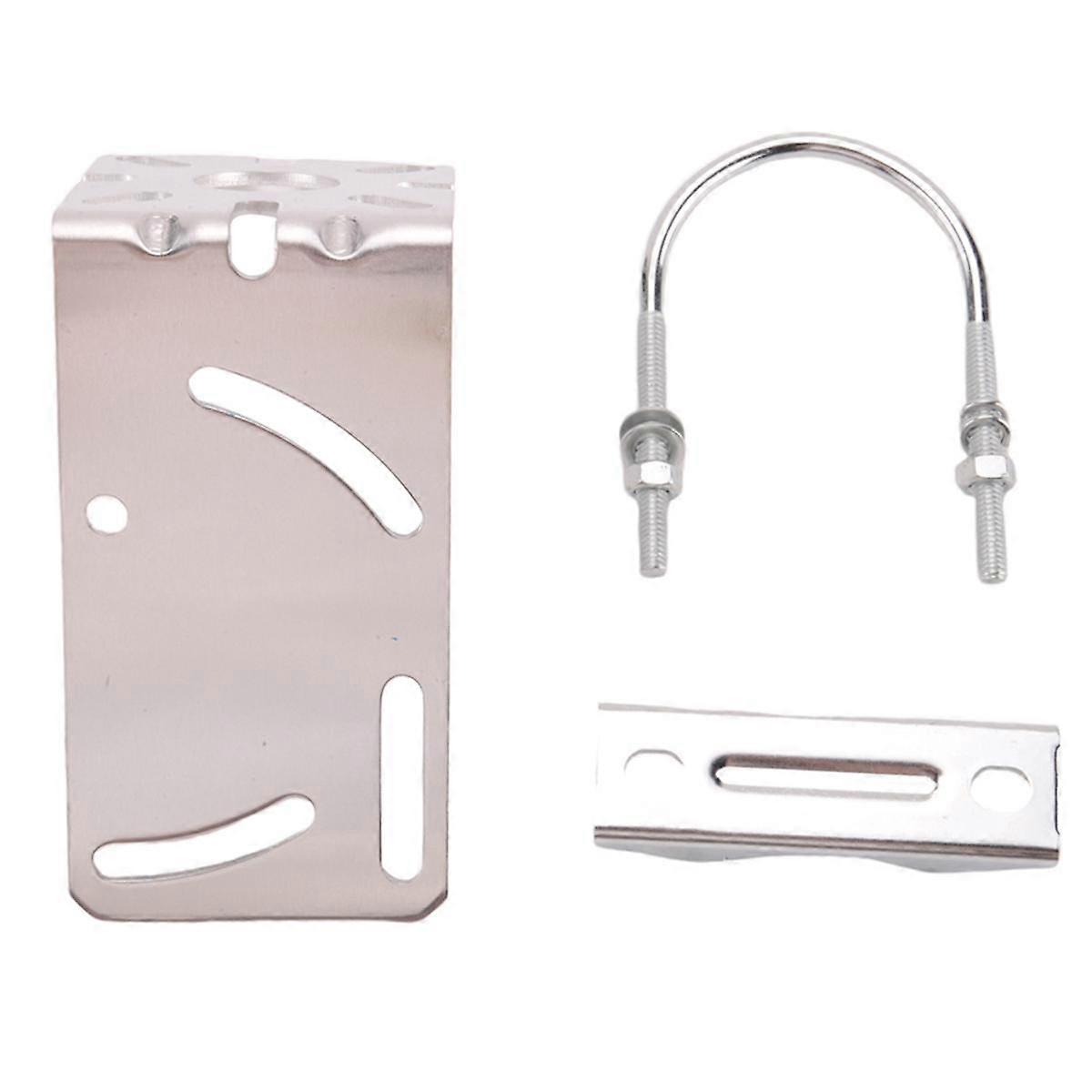 Outdoor Patch Antenna Mount L-Shaped Antenna Brackets U-Type Hoop Fixation Holding Pole Installation