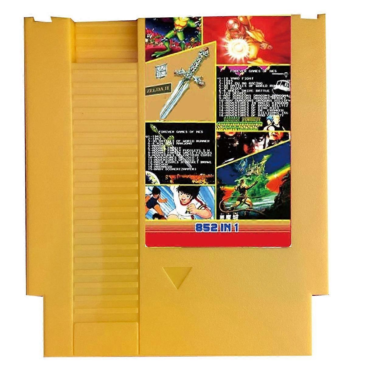 852 in 1 Game for Game Console 405+447 Games for Game Card Yellow