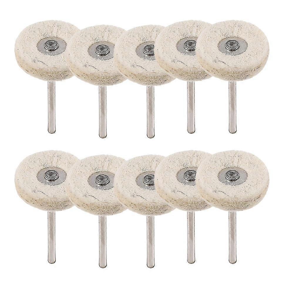 10 Stück 25mm Filz Installation Polierpad Schmuck Polieren Polieren Polierpad Set T-förmig