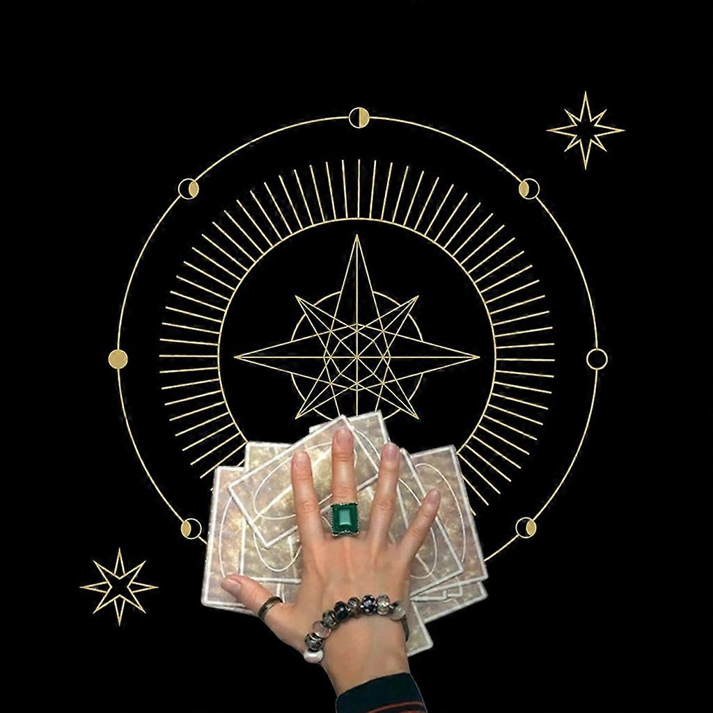 祭坛塔罗牌布天鹅绒-占星塔罗牌占卜牌桌布