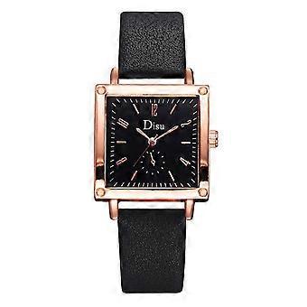 Single Eye Digital Scale Square Dial Simple And Stylish Ladies Quartz Watch