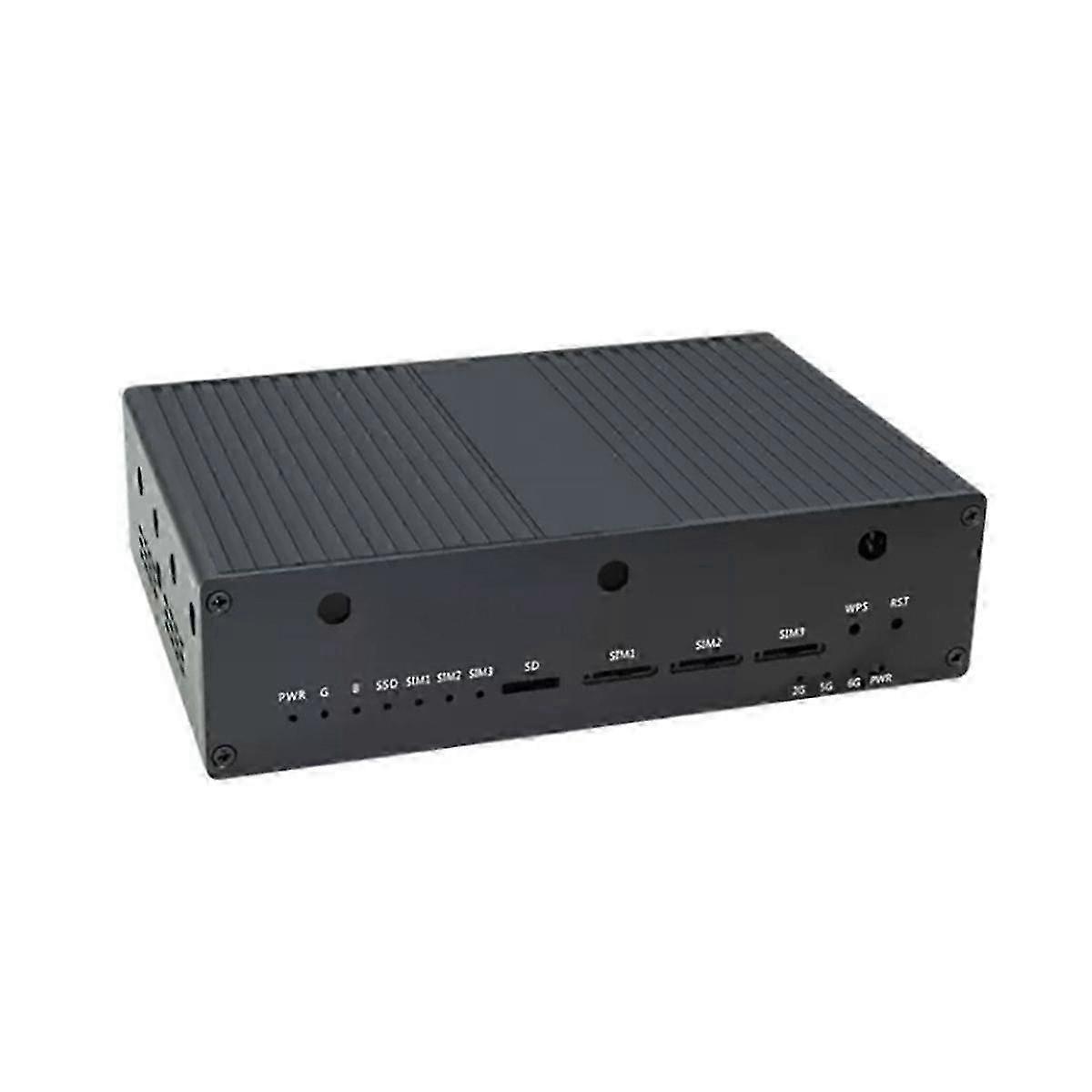 For Banana Pi R4 Aluminum Case Metal Shell for Banana Pi -R4 Development Board Accessories,Without Fan