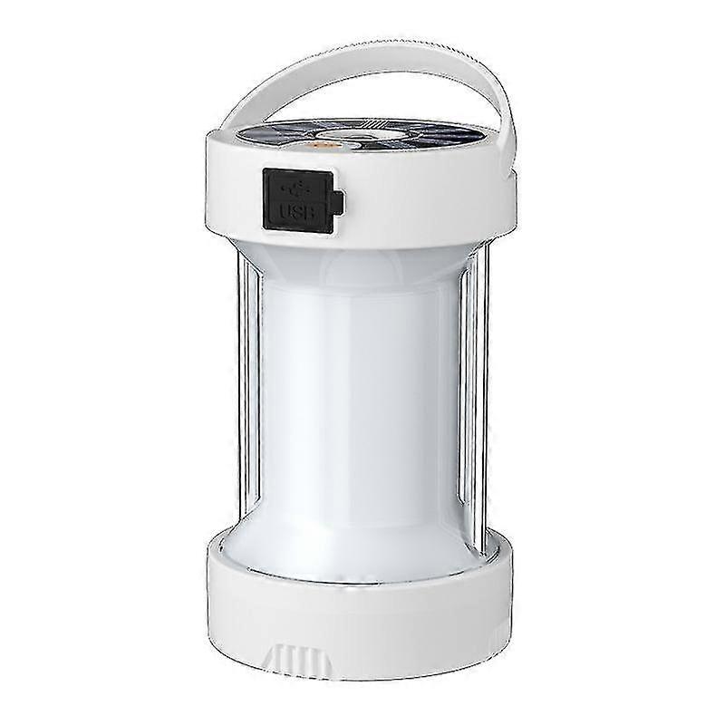 Camping Lantern Outdoor Camping Light Type-c Rechargeable 4 Modes Battery Powered Emergency Light White