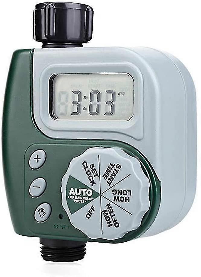 Mmdoco Sprinkler Timer For Watering Lawn Plants, Pool Filling, Digital Control Garden Irrigation Timer With Rainfall