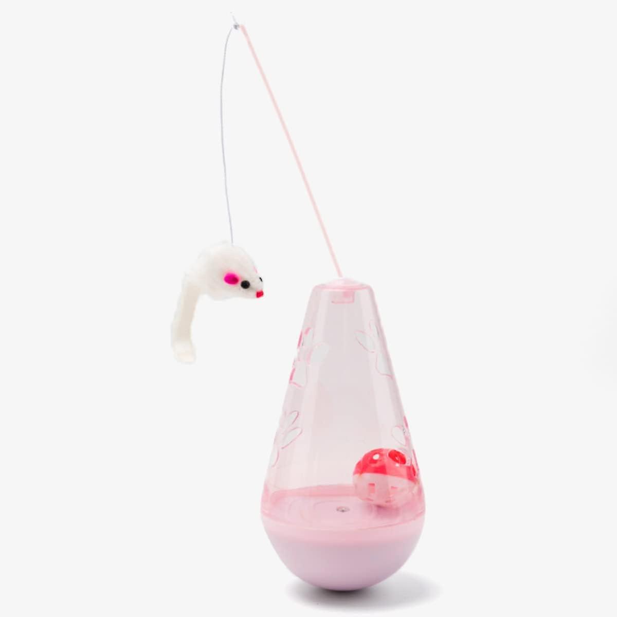 Interactive Cat Toy Wobble Cat Toy Feather Whirl (Blue)