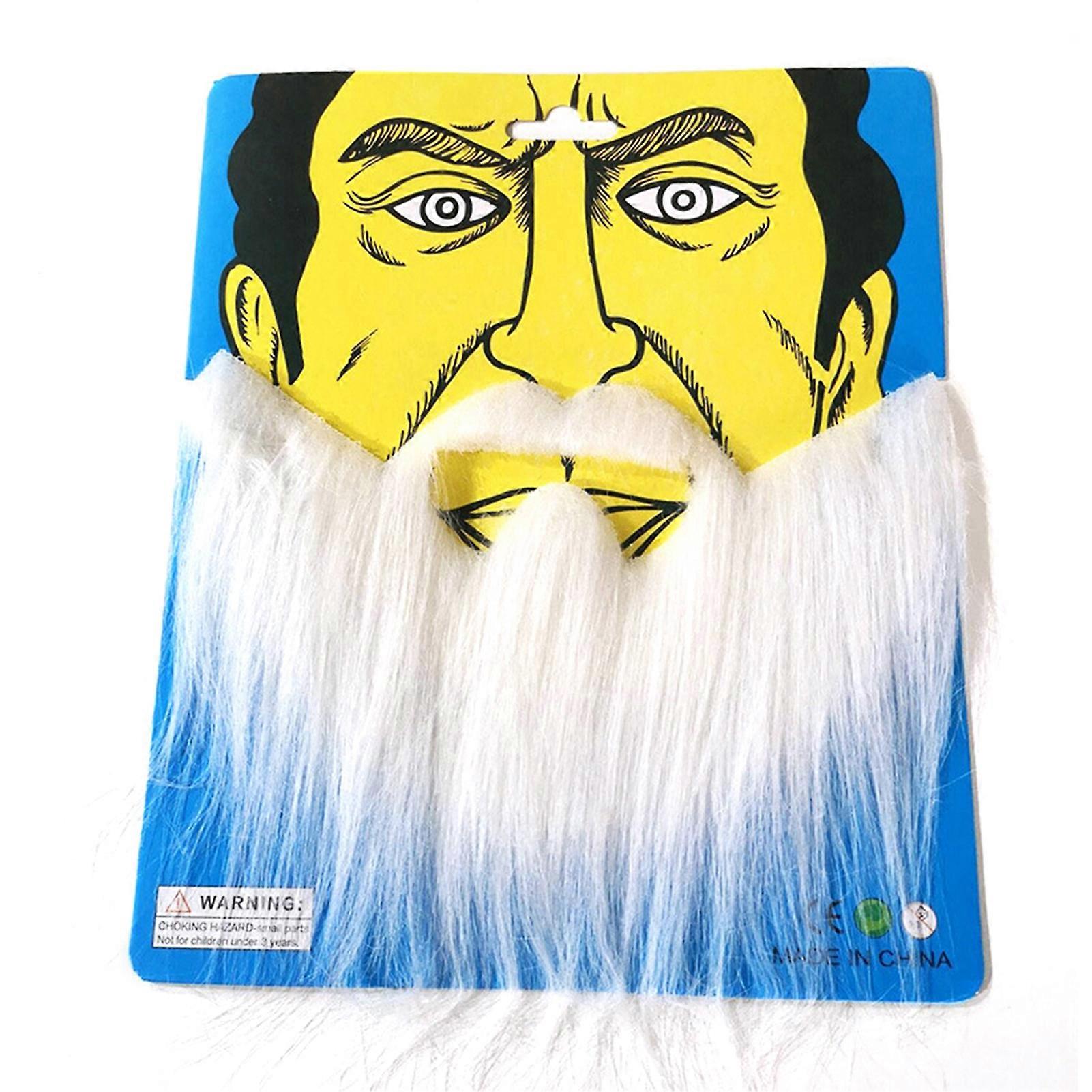 Fake Beard Increase Atmosphere Reusable Decorate Novelty Cosplay False Beard for Party KAESI