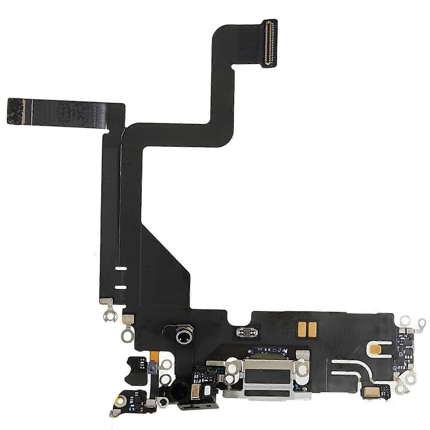 Tail plug For iPhone 14 Pro OEM Disassembly Charging Port Flex Cable Replacement Part - White