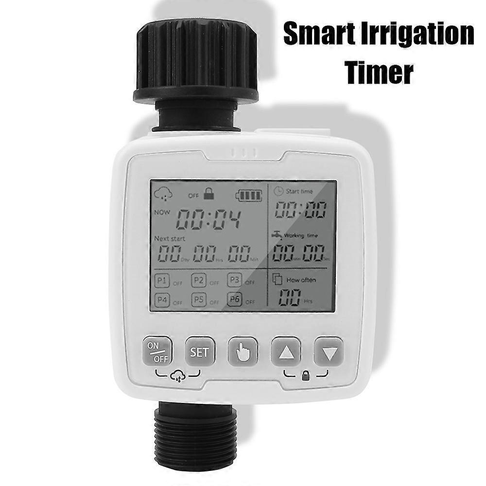 Digital Irrigation Timer Automatic Watering Controller System For Garden Lawn Rain Sensor Watering Device Battery Operated