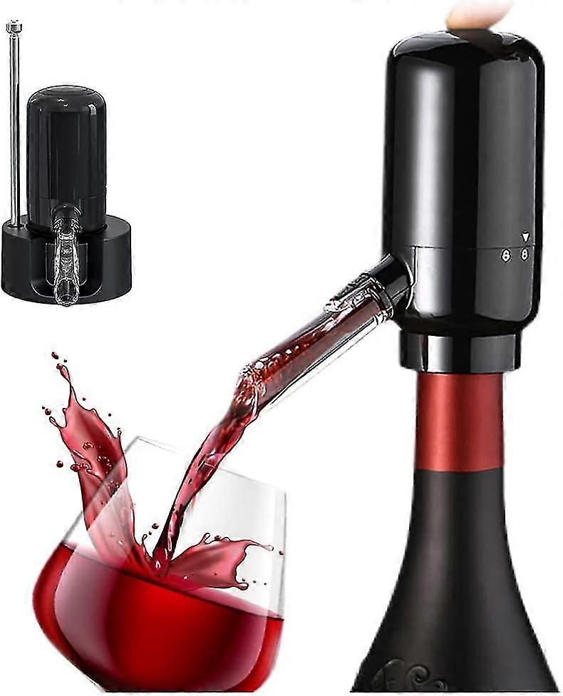 Electric Wine Aerator Decanter Pump Dispenser Set
