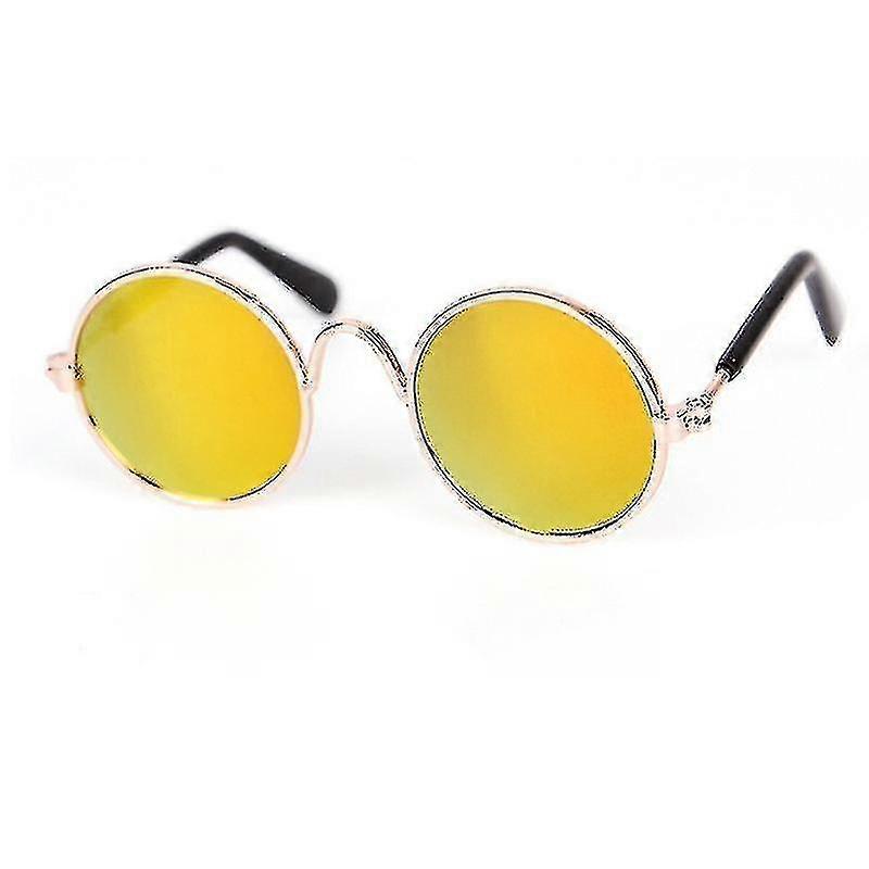 Ed Eye-wear Pet Γάτα Σκύλος Fash Γυαλιά Ηλίου Uv Γυαλιά Ηλίου Μάτι (κίτρινο)