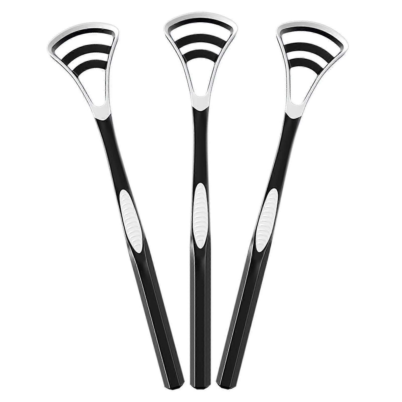 Tongue Scraper, Pack Of 3 Tongue Cleaner For Oral Hygiene And Fresh Breath, Easy To Use And Clean