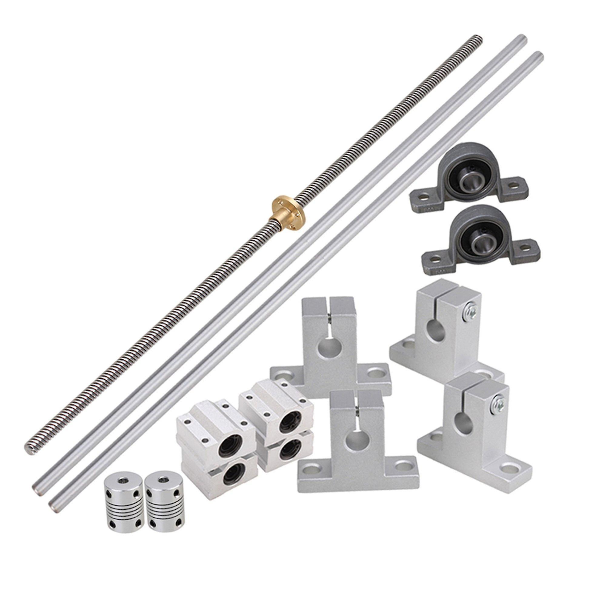 Pulleys, Blocks Sheaves Rail Support Horizontal 8mm Lead Rod 40cm Optical Axis Coupler Set