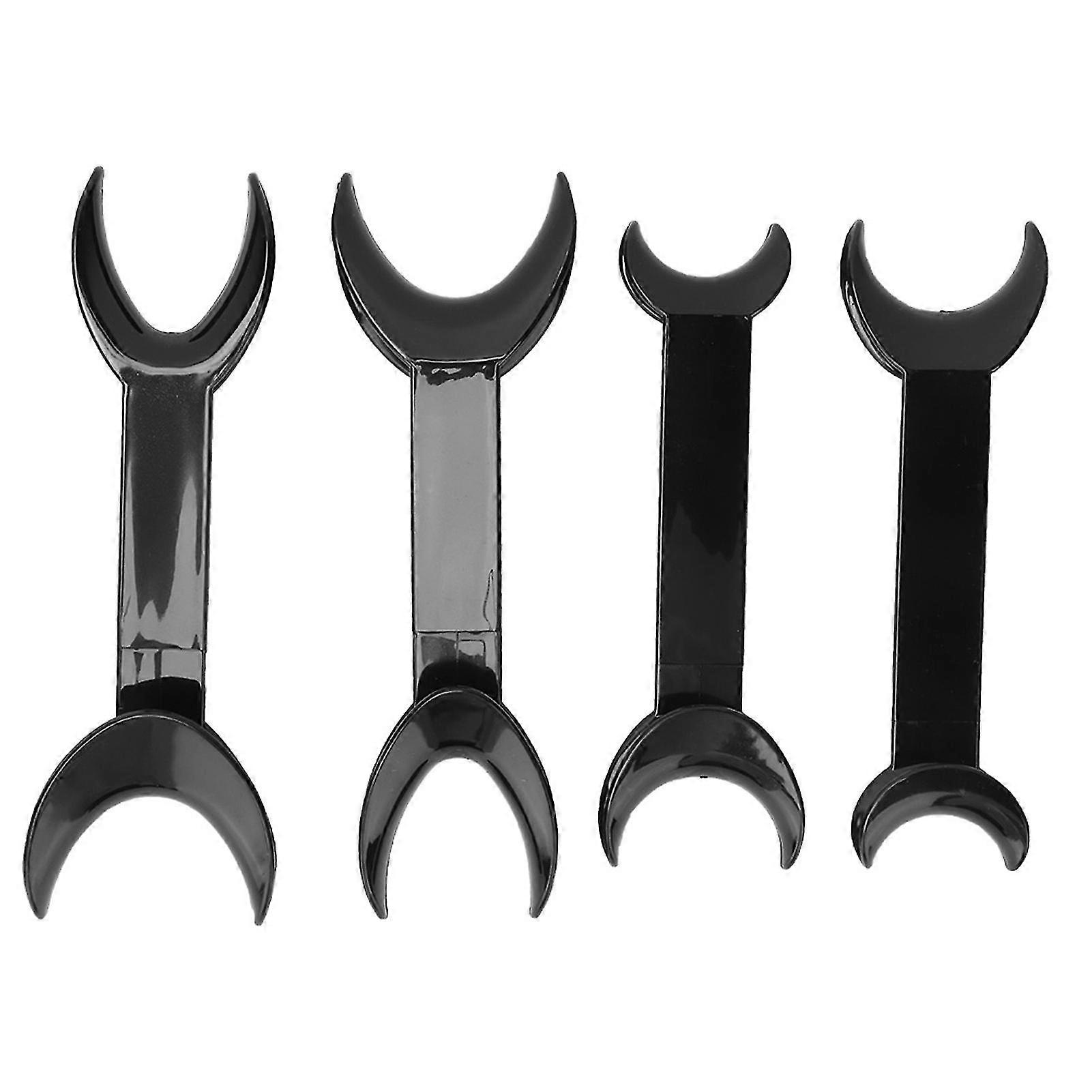 4PCS 치과 T자형 구강 내 검사 이중 헤드 입술 수축기 입 열기