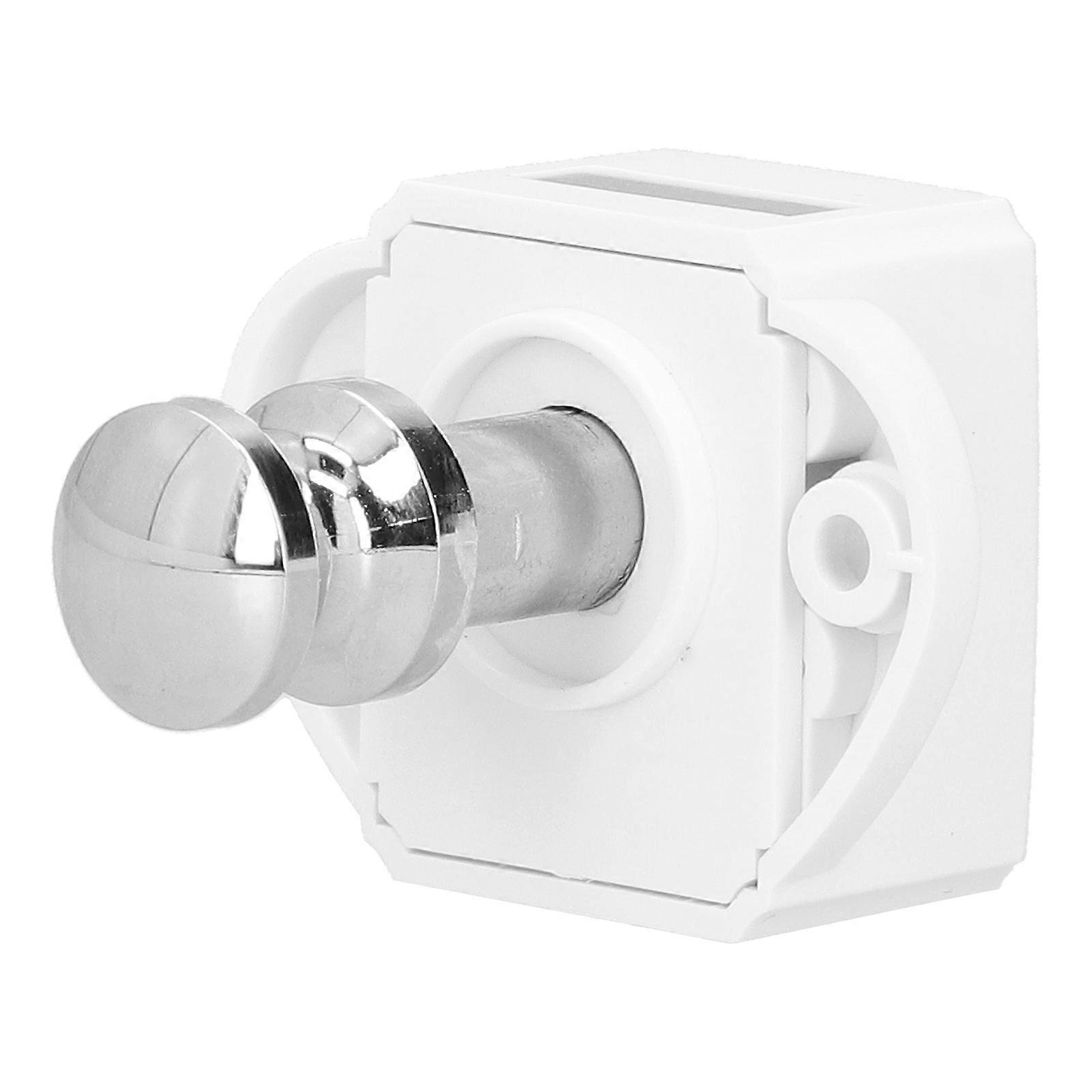 Push Button Catch RV Cabinet Latch Knob Keyless ABS for Desk Drawer Cupboard