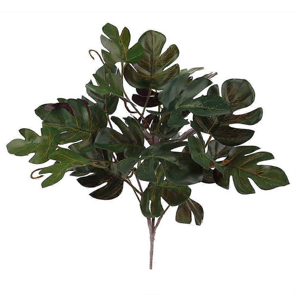 Simulation Red Turtle Plant, 32cm, Artificial Leaves