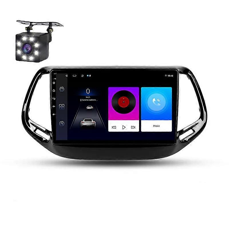Car Radio For Jeep Compass 2 MP 2016 - 2018 Multimedia Player Carplay Navigation GPS