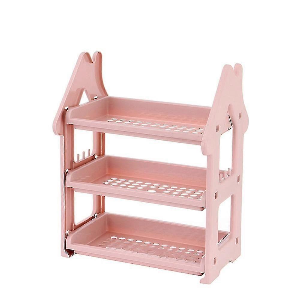 Small House Rack Kitchen Countertop Three-layer Spice Rack Desktop Storage Rack