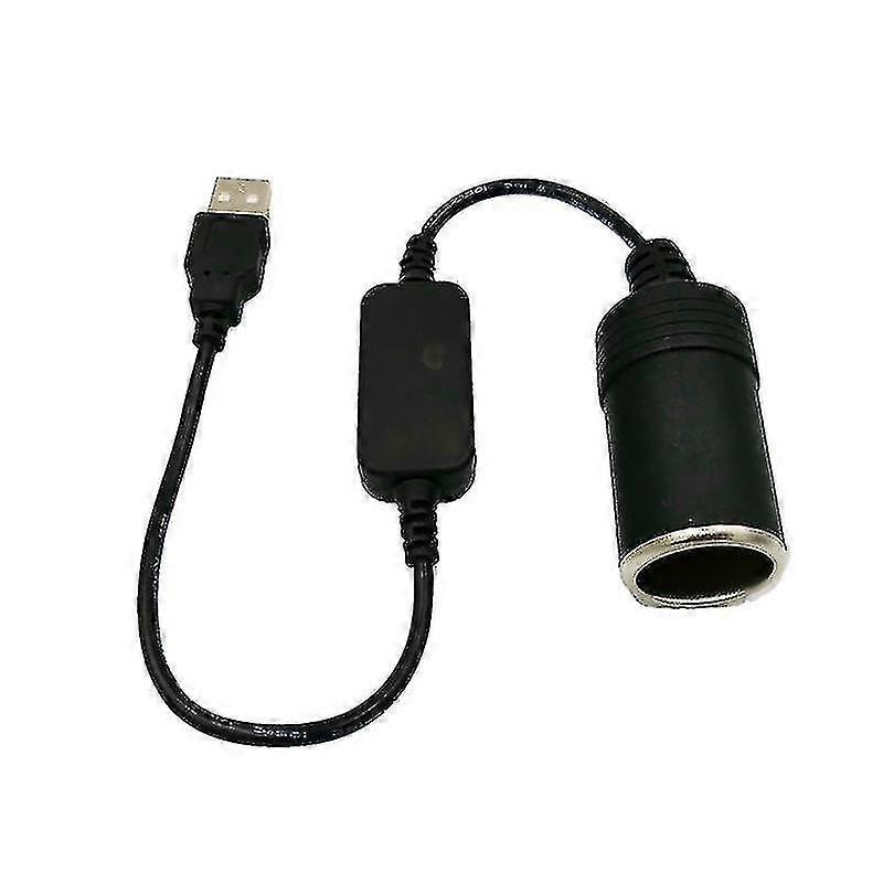 USB A Stecker zu 12V Auto Zigarettenanzünder Buchse Stromrichter