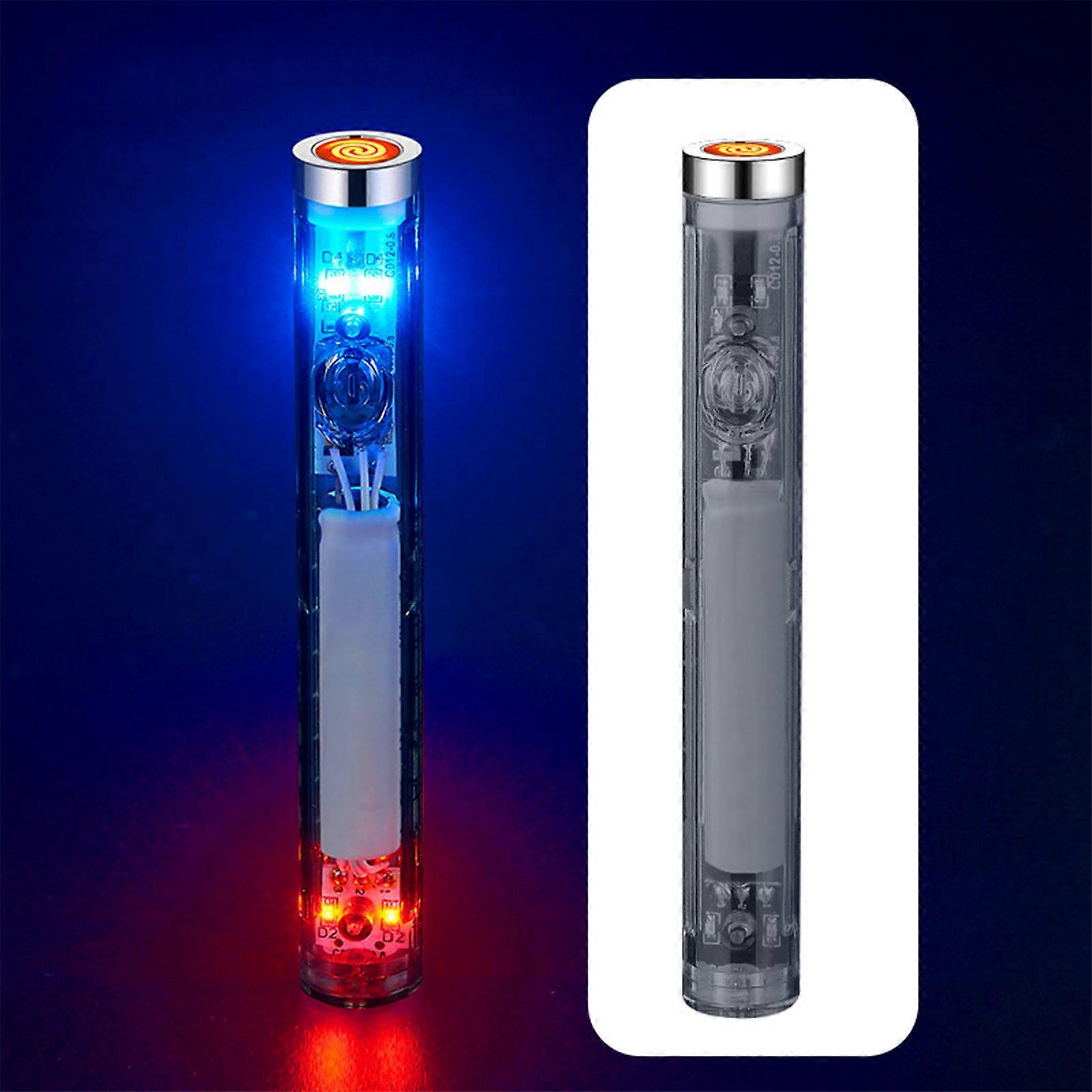 Rechargeable Lighter Blow A Colorful Flash Lighter