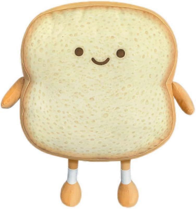 Brot Form Kissen, Toast Brot Form Plüsch Kissen, Soft Toast Brot Sofa Kissen, PP Baumwolle Brot Plüschtier, für Kinder Erwachsene Zuhause Schlafzimmer Dekor