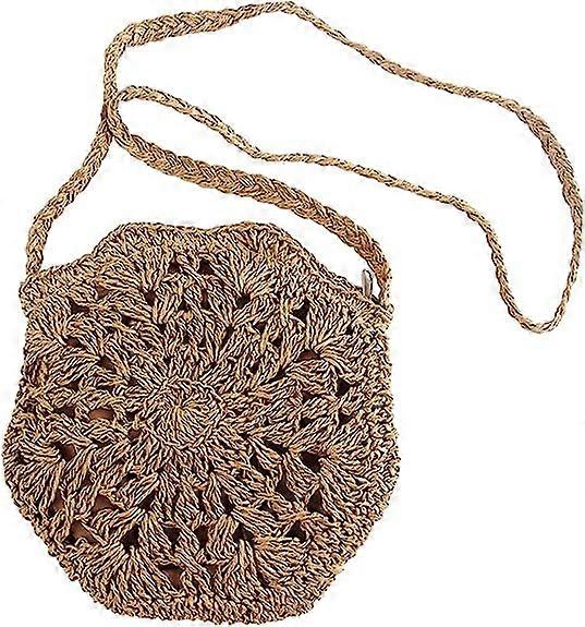 骆驼， 女士沙滩包， 手提包， 女士草编手拿包， 草编沙滩包， 女士单肩包， 手机包， 海滩度假包