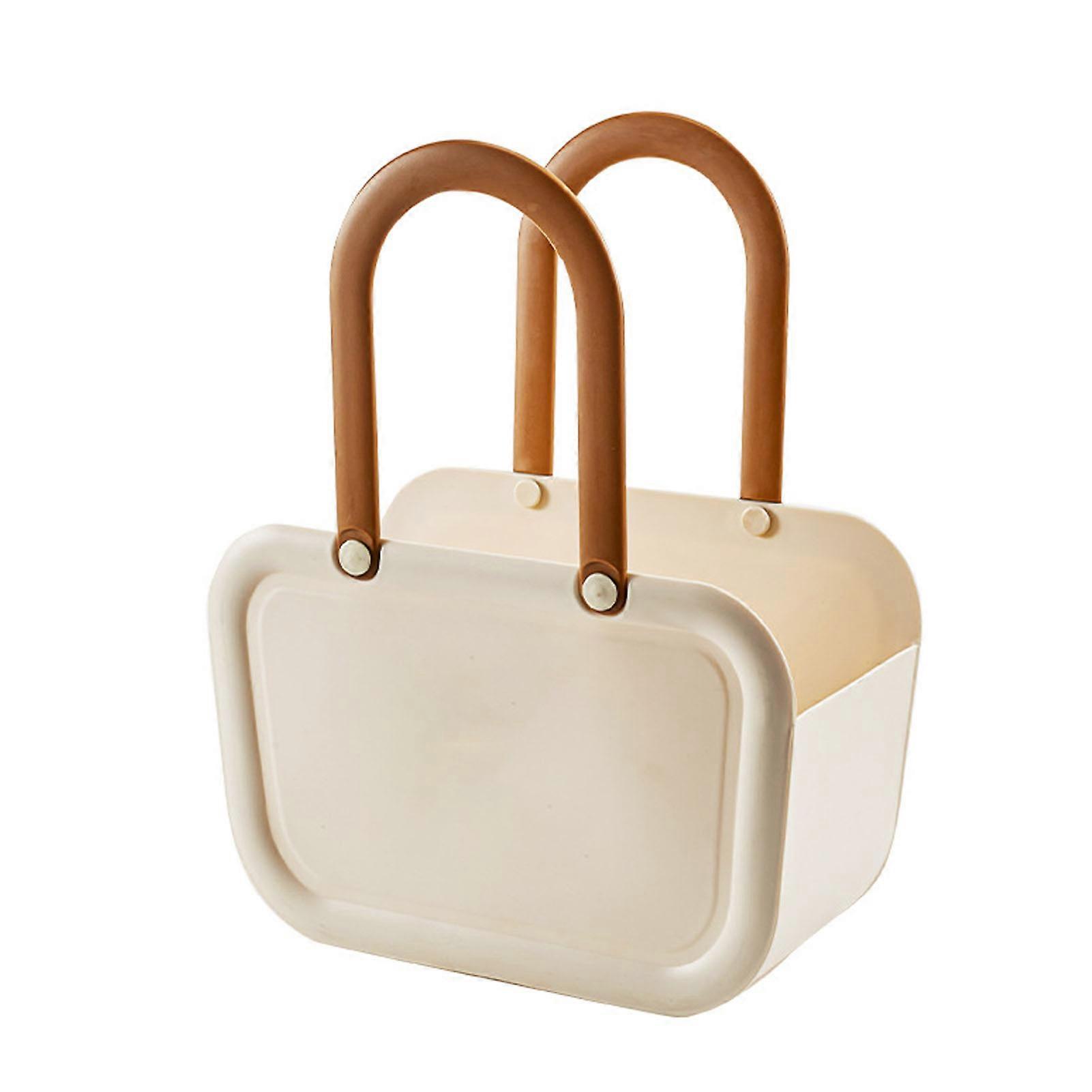 Bathing Basket Large Capacity Multifunctional Handheld Plastic Shower Basket Bathing Caddy