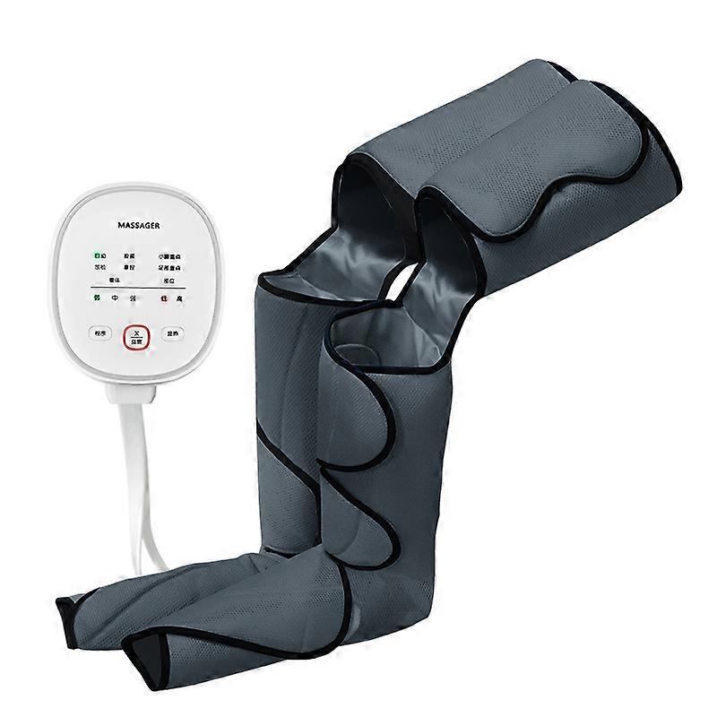 6 Mods Massaggiatore gambe Calore Aria Compressione Circolazione Calf Piede Coscia Aria avvolge Massaggiatore muscolare Sollievo dal dolore Controller palmare