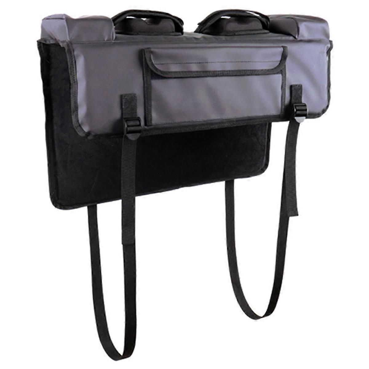 Pad Pad for Pickup Truck - Protection Pad Transports 2 Bikes with Bike Straps Tool Pocket