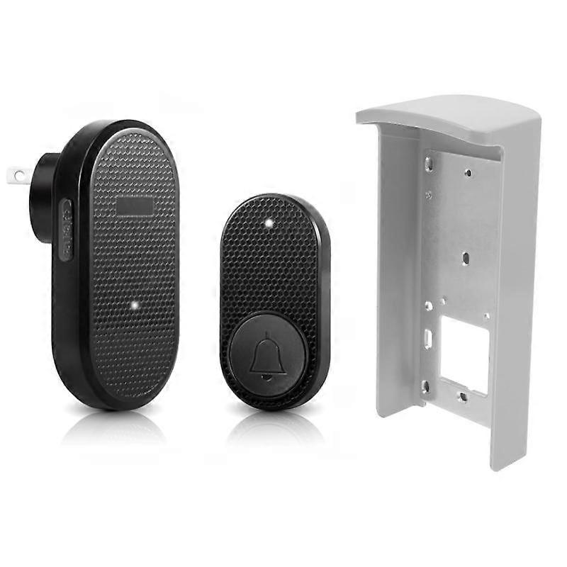 Comprehensive Wireless Doorbell System: Battery-Operated Chime With Rainproof Protector