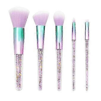 5 stuks / 1 set professionele make-up borstels kit vloeibare foundation borstels cosmetica poeder wenkbrauw borstel make-up accessoires voor vrouwen