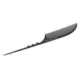 Heat Resistant Professional ABS Styling Tail Comb for All Hair Types with Comfort Grip Anti-Skid Design