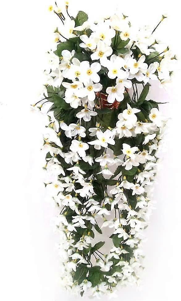 Τεχνητά κρεμαστά λουλούδια Wisteria για διακόσμηση σπιτιού γάμου (κόκκινο τριαντάφυλλο)