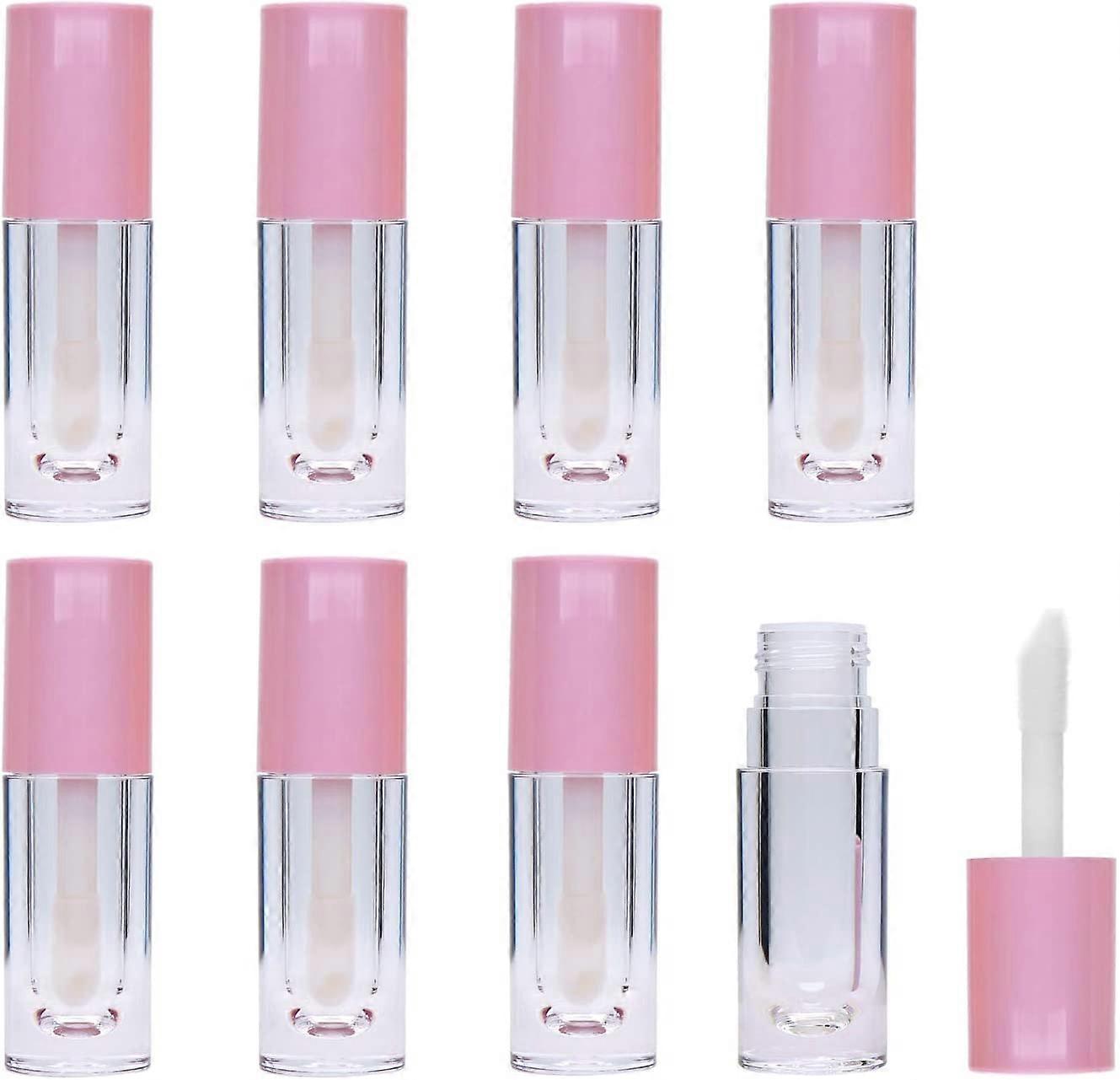 8 Lip Gloss Tubes with Empty Stick, 6.5ml Refillable Lip Gloss Bottle Mini Lipstick Bottle