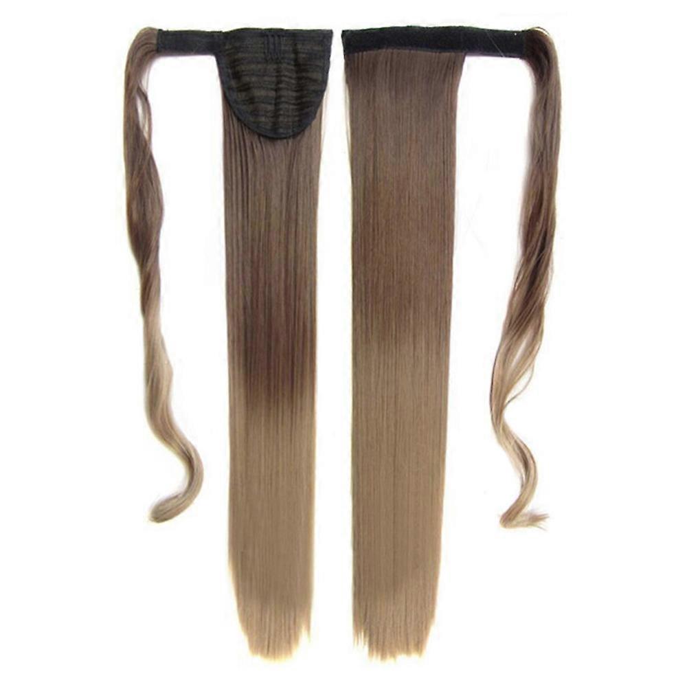 Magic Tape Gradient Ramp Horsetail Wig Straight